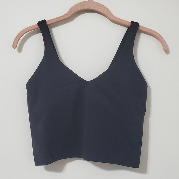 Lululemon Align Crop Tank Top Black Size 6 - Picture 2 of 8
